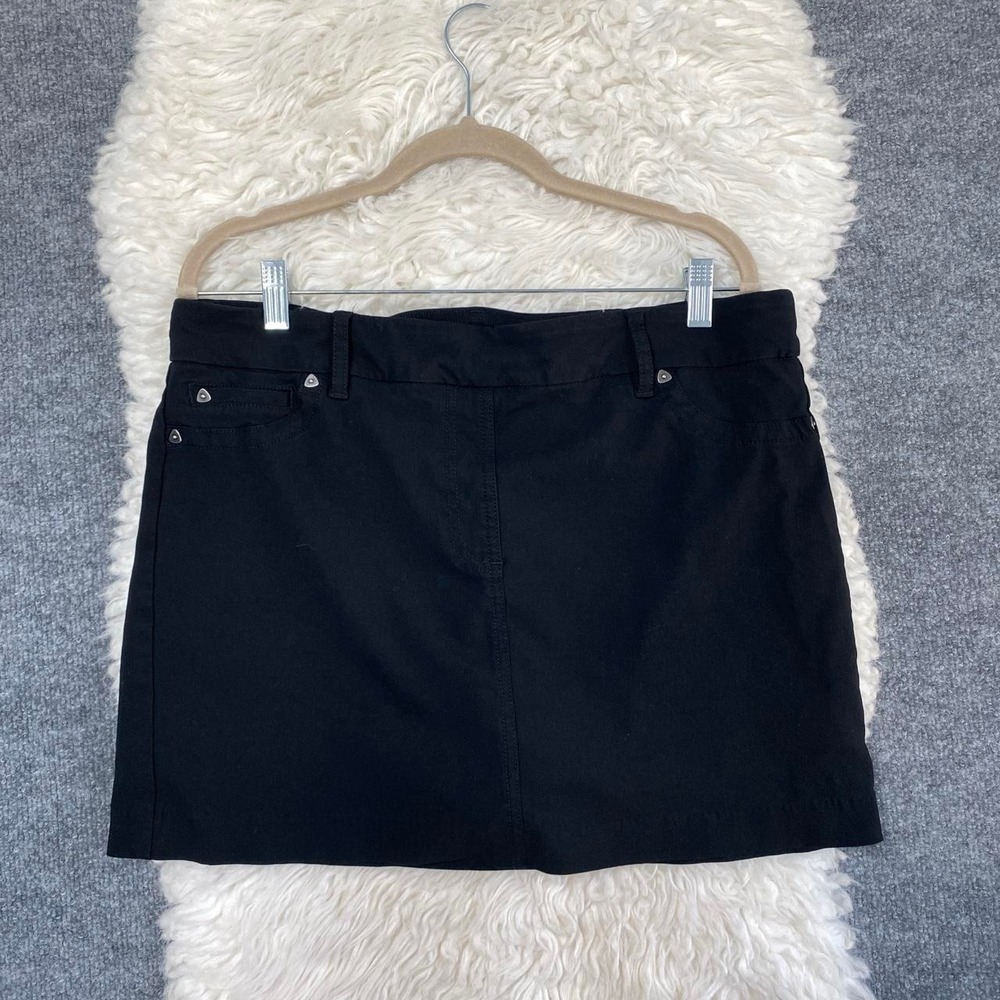 ZAC & RACHEL MINI SKORT BLACK SKIRT SHORTS BOHO CHIC Y2K GRUNGE SUMMER SPRING